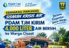 Kemarau Panjang Sisakan Krisis Air, PDAM TJM Kirim 4.000 Liter Air Bersih ke Warga Cisaat