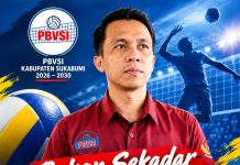 Bukan Sekadar Pelantikan, Eki Rukmansyah Dituntut Dongkrak Masa Depan Bola Voli Kabupaten Sukabumi