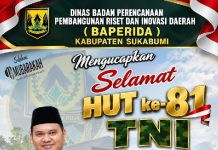 Peran Bapperida Kabupaten Sukabumi Pada HUT TNI Ke 81 Tahun