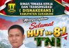 Disnakertrans Kabupaten Sukabumi Dukung HUT TNI Ke 81 tahun