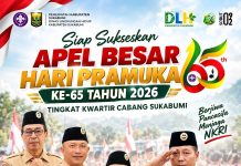 DLH Kabupaten Sukabumi Teguhkan Semangat Pramuka, Dorong Kepedulian Lingkungan dan Pengabdian