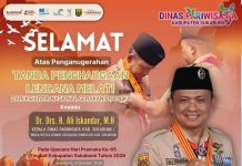 Kwarnas Gerakan Pramuka Berikan Penghargaan Lencana Melati Kepada H Ali Iskandar
