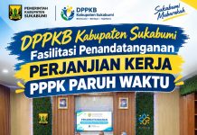DPPKB Kabupaten Sukabumi Fasilitasi Penandatanganan Perjanjian Kerja PPPK Paruh Waktu