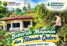Bebersih Mayunan dan Tilawah Qubro, Ikhtiar Merawat Alam dan Menguatkan Spiritualitas Menuju Sukabumi Mubarakah