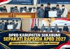 DPRD Kabupaten Sukabumi Sepakati Raperda APBD 2027, Belanja Daerah Diminta Lebih Tepat Sasaran