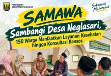 Kecamatan Cibadak Gelar SAMAWA, Sambangi Desa Neglasari 150 Warga Manfaatkan Layanan Kesehatan hingga Konsultasi Bansos