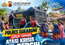 Polres Sukabumi Turun Tangan Atasi Krisis Air Bersih di Simpenan, Mobil AWC Dikerahkan Bantu Warga