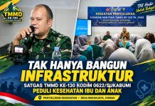 Tak Hanya Bangun Infrastruktur, Satgas TMMD Ke-130 Kodim 0622/ Sukabumi Hadirkan Edukasi Kesehatan Ibu Dan Anak