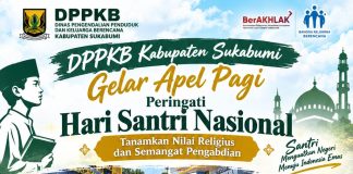 DPPKB Kabupaten Sukabumi Gelar Apel Pagi Peringati Hari Santri Nasional, Tanamkan Nilai Religius dan Semangat Pengabdian