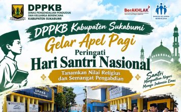 DPPKB Kabupaten Sukabumi Gelar Apel Pagi Peringati Hari Santri Nasional, Tanamkan Nilai Religius dan Semangat Pengabdian