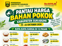 Harga Sembako Terkini Di Sukabumi Terungkap! Disdagin Pantau 12 Pasar, Cabai merah Besar Naik