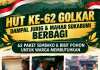 HUT ke-62 Partai Golkar Diwarnai Aksi Nyata, Dampal Jurig dan MAHAR Sukabumi Salurkan 62 Paket Sembako serta Bibit Pohon