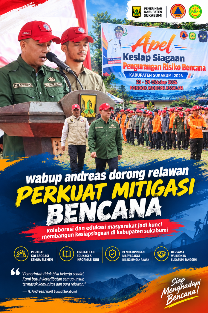 Poster Mitigasi Bencana Sukabumi