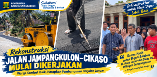 Akhirnya! Jalan Jampang Kulon–Cikaso Mulai Di Perbaiki, Warga Kampung Bok Bungur Apresiasi Bupati Asep Japar