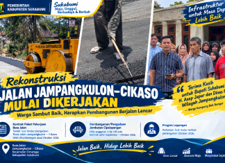 Akhirnya! Jalan Jampang Kulon–Cikaso Mulai Di Perbaiki, Warga Kampung Bok Bungur Apresiasi Bupati Asep Japar