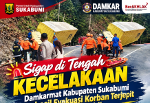Sigap di Tengah Kecelakaan, Damkarmat Kabupaten Sukabumi Berhasil Evakuasi Korban Terjepit di Dalam Mobil