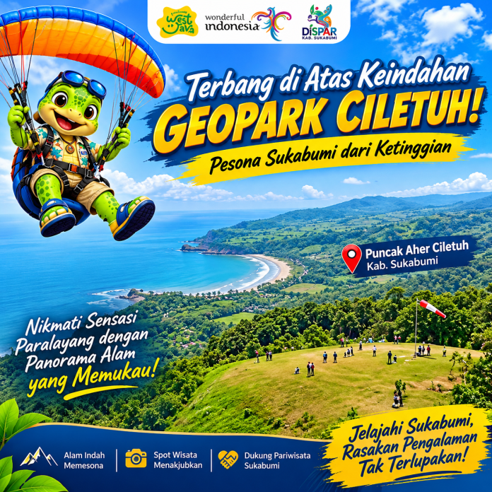 Terbang Menikmati Pesona Geopark Ciletuh