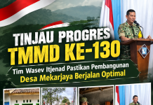 Tinjau Langsung Capaian TMMD ke-130 di Sukabumi, Tim Wasev Itjenad Tekankan Kualitas dan Manfaat Pembangunan