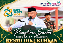Bupati Asep Japar Kukuhlan Panglima Santri Kabupaten Sukabumi, Perkuat Peran Santri Menuju Indonesia Emas