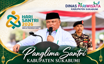 Bupati Asep Japar Kukuhlan Panglima Santri Kabupaten Sukabumi, Perkuat Peran Santri Menuju Indonesia Emas