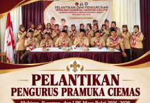 Deden Sumpena Lantik Mabiran Ciemas Masa Bakti 2026–2029, Pramuka Didorong Perkuat Pembinaan Generasi Muda