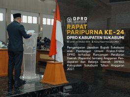 Rapat Paripurna ke-24 DPRD Kabupaten Sukabumi: Jawaban Bupati atas Pandangan Umum Fraksi terhadap Raperda APBD 2027